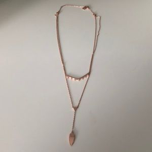 Rose Gold Layered Necklace